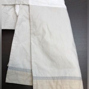 Pottery Barn Kids Striped Crib Bed Skirt
